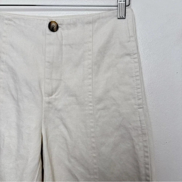 Vince Womens 0 Beige High Rise Wide Leg Trouser - Picture 4 of 12